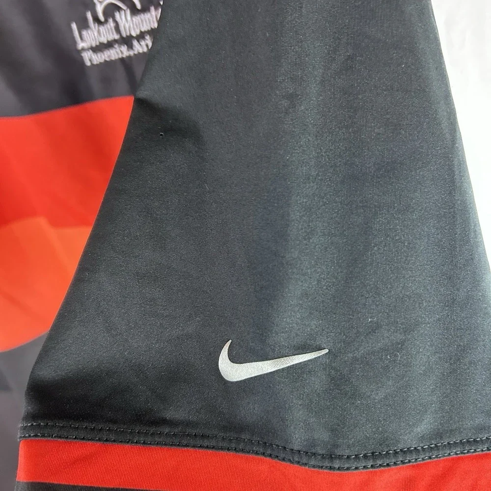 Nike Golf Tour Performance Dri-FIT Polo Shirt Striped Mens XXL Lookout Mountain‎